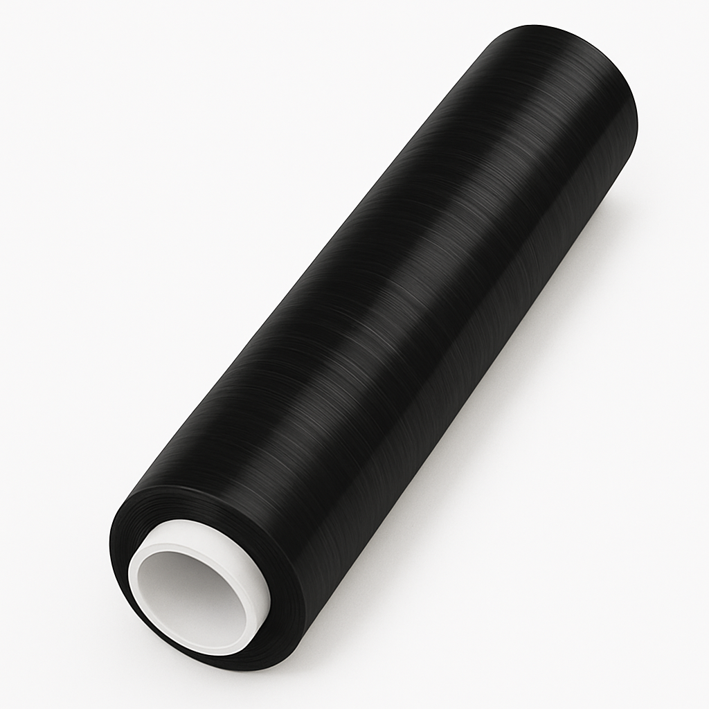 Rolka folia stretch czarna 3,0kg - Tuleja 300g