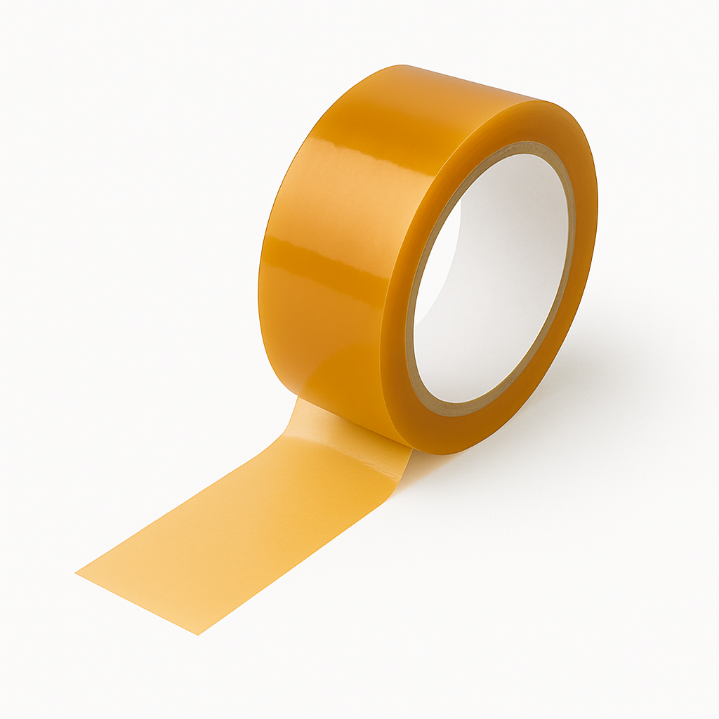 Taśma pakowa miodowa BOPP Premium LT-007 48mm x 54m  - Klej solwentowy 50μm